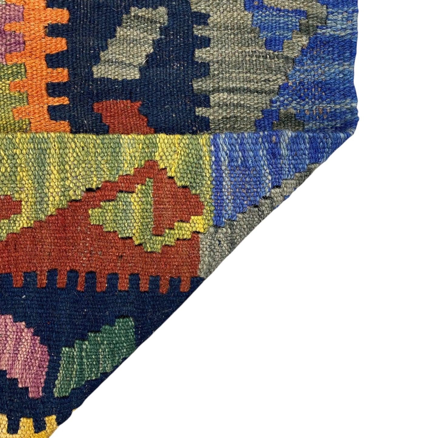 Colorful Geometric Tribal Kilim Rug