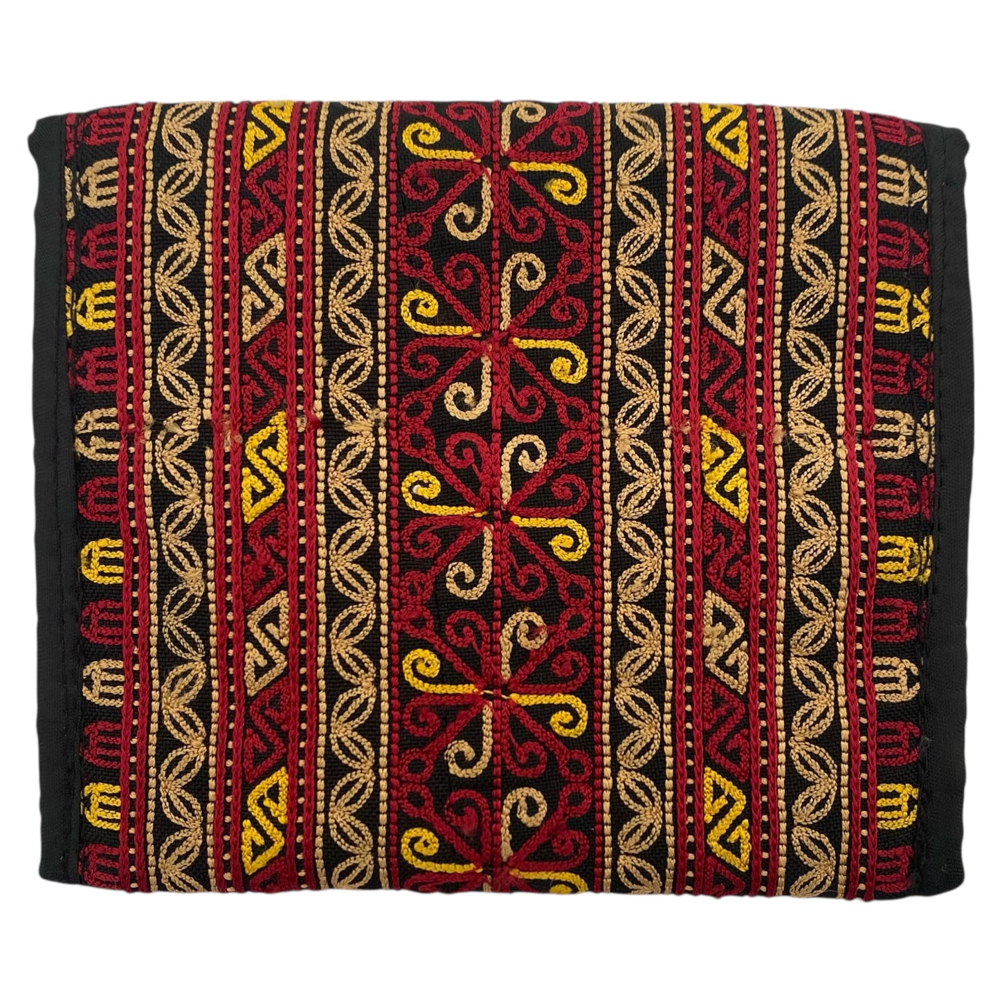 Turkmen Tekke Embroidered Boho Pouch Purse