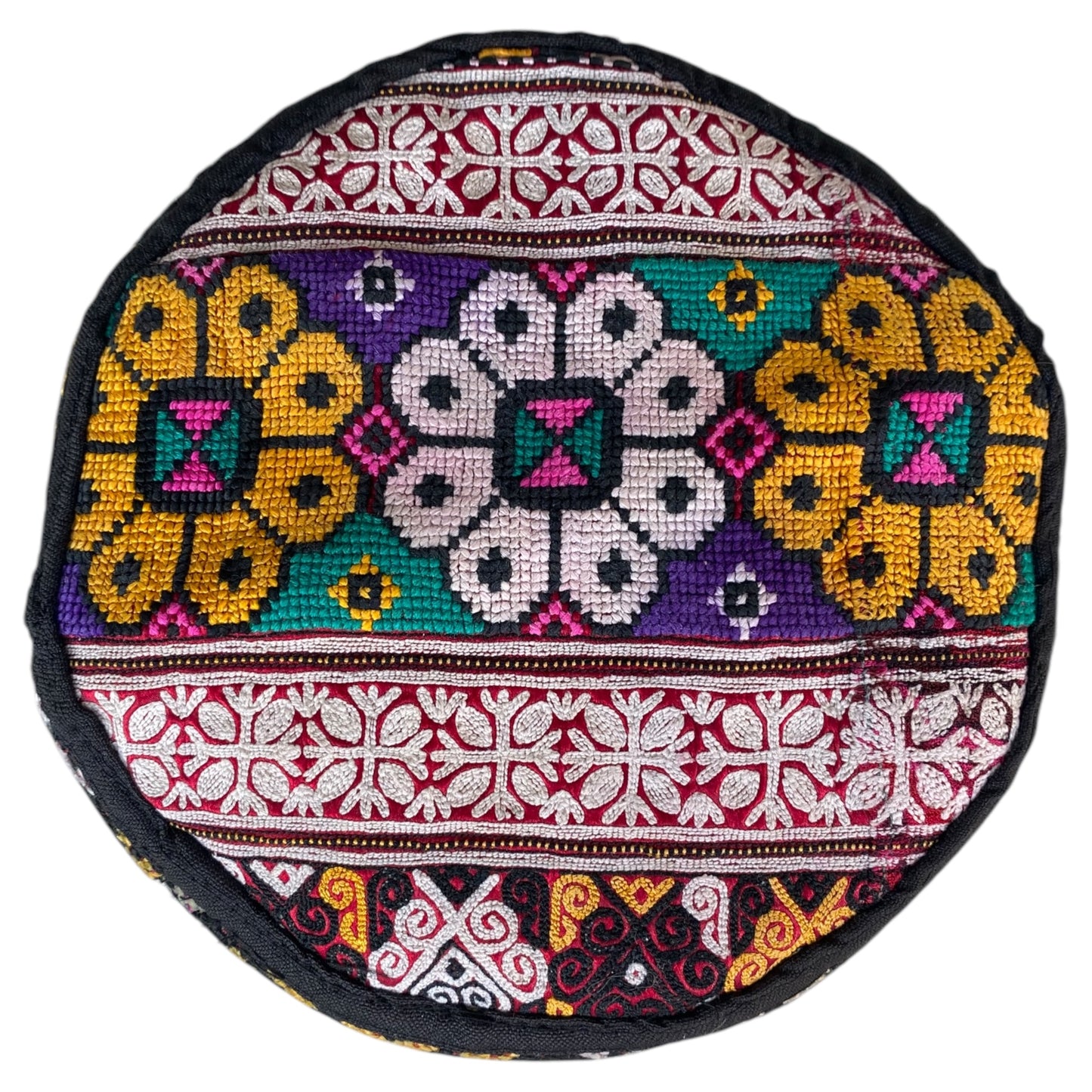 Colorful Tribal Turkmen Nomadic Hat