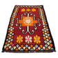 East Anatolian Small Boho Erzurum Kelim Rug