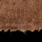 Brown Simple Plain Angora Mohair Turkish Siirt Blanket Kilim Rug