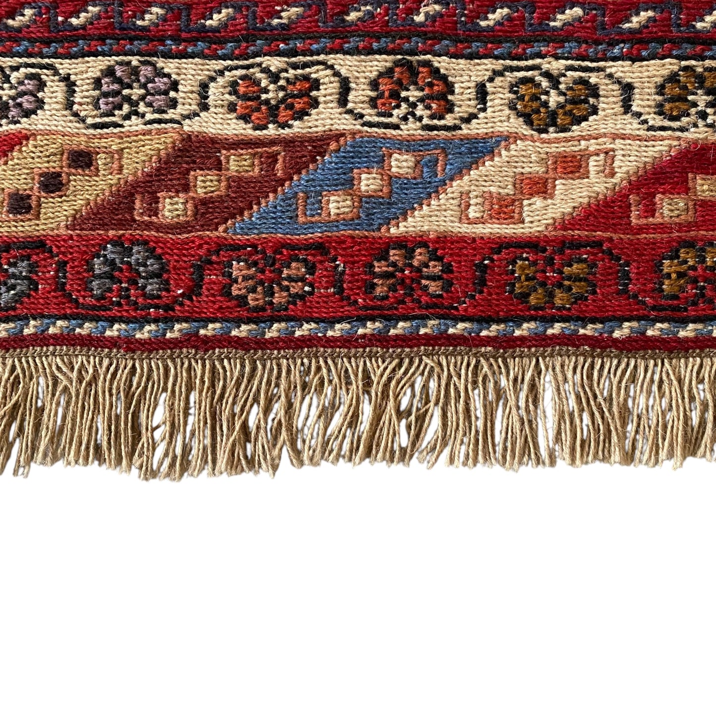 Tribal Rah Rah Soumak Rug