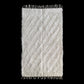 White Siirt Blanket Kelim Rug