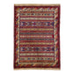 Striped Geometric Design Soumak Rug
