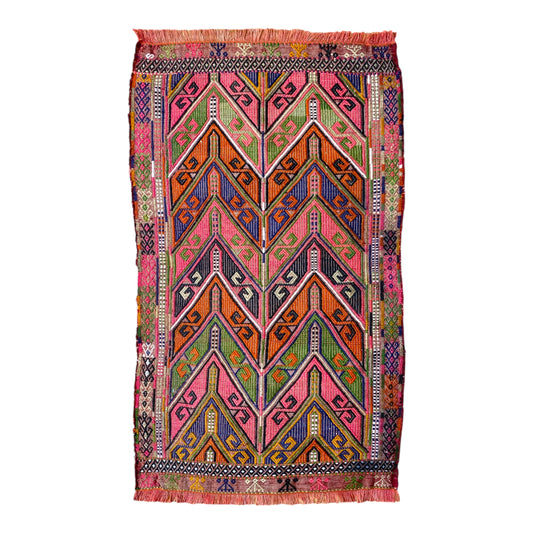 Turkish Cicim Kilim Rug