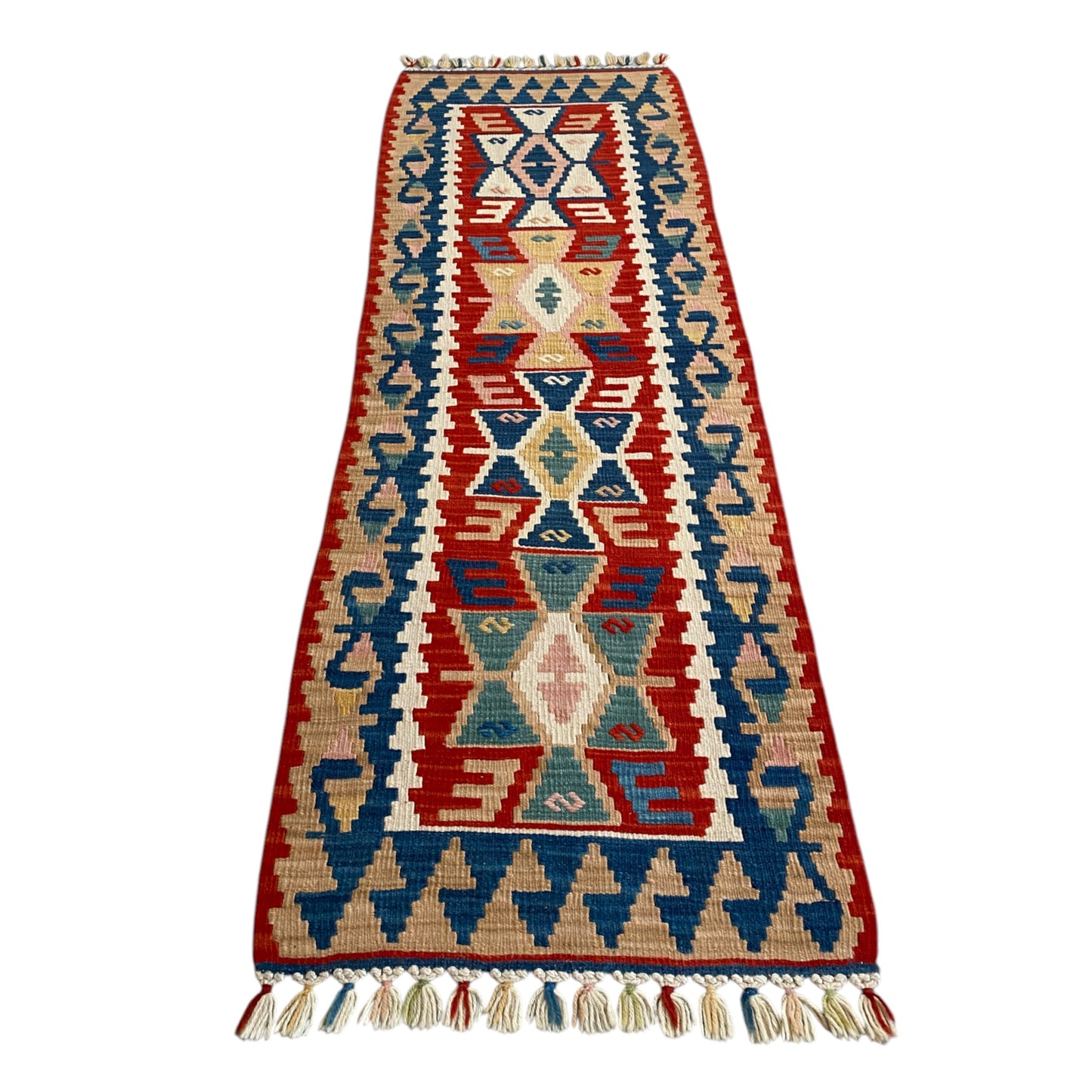 2'x6' Turkish Kayseri Kilim Runner Rug