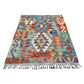 2'x3' Hand Woven Wool Kilim Rug
