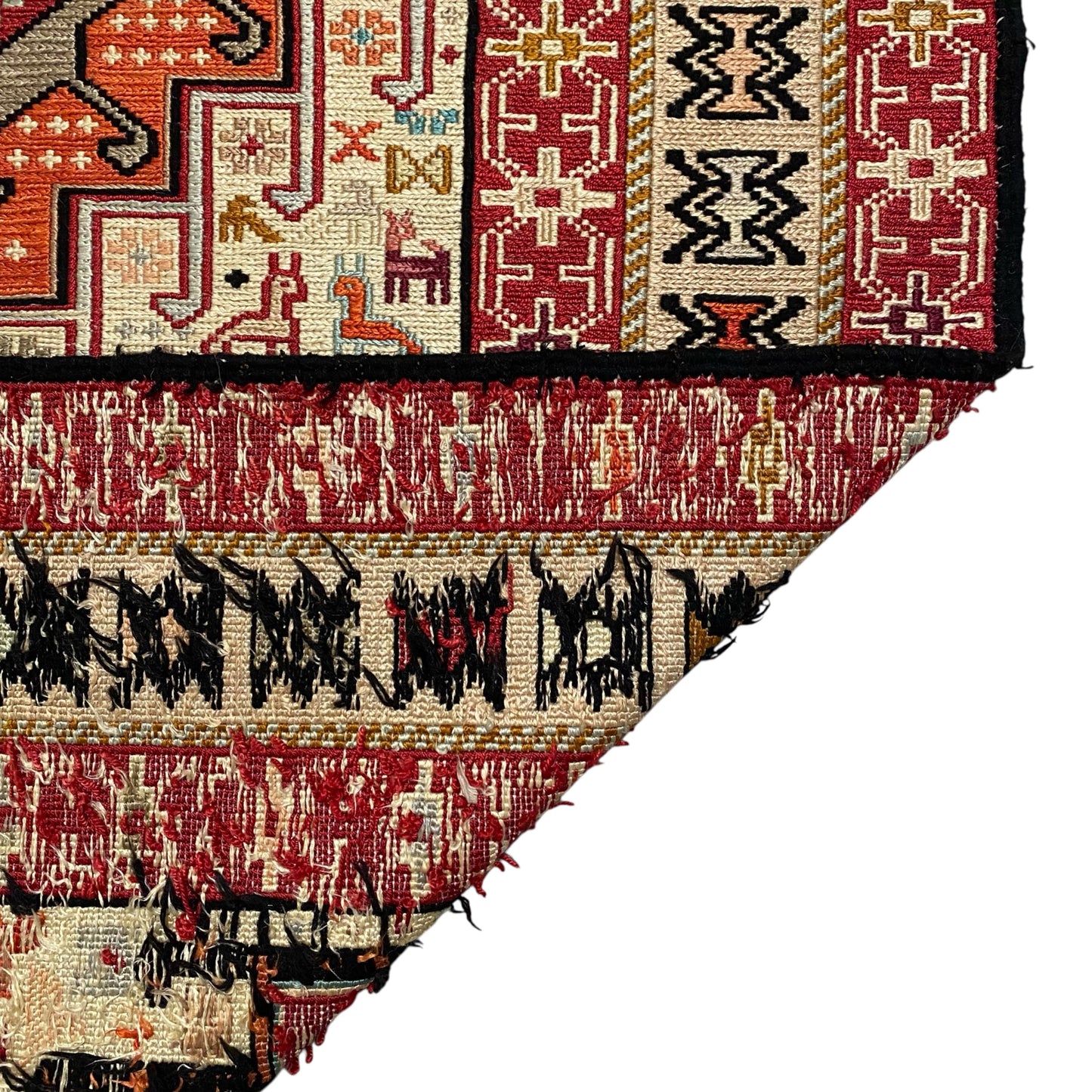 9' Ft Silk Soumak Runner Rug - Kilim Art Gallery