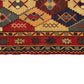 9' Ft Soumak Runner Rug with Geometric Design - Kilim Art Gallery