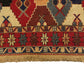 9' Ft Soumak Runner Rug with Geometric Design - Kilim Art Gallery