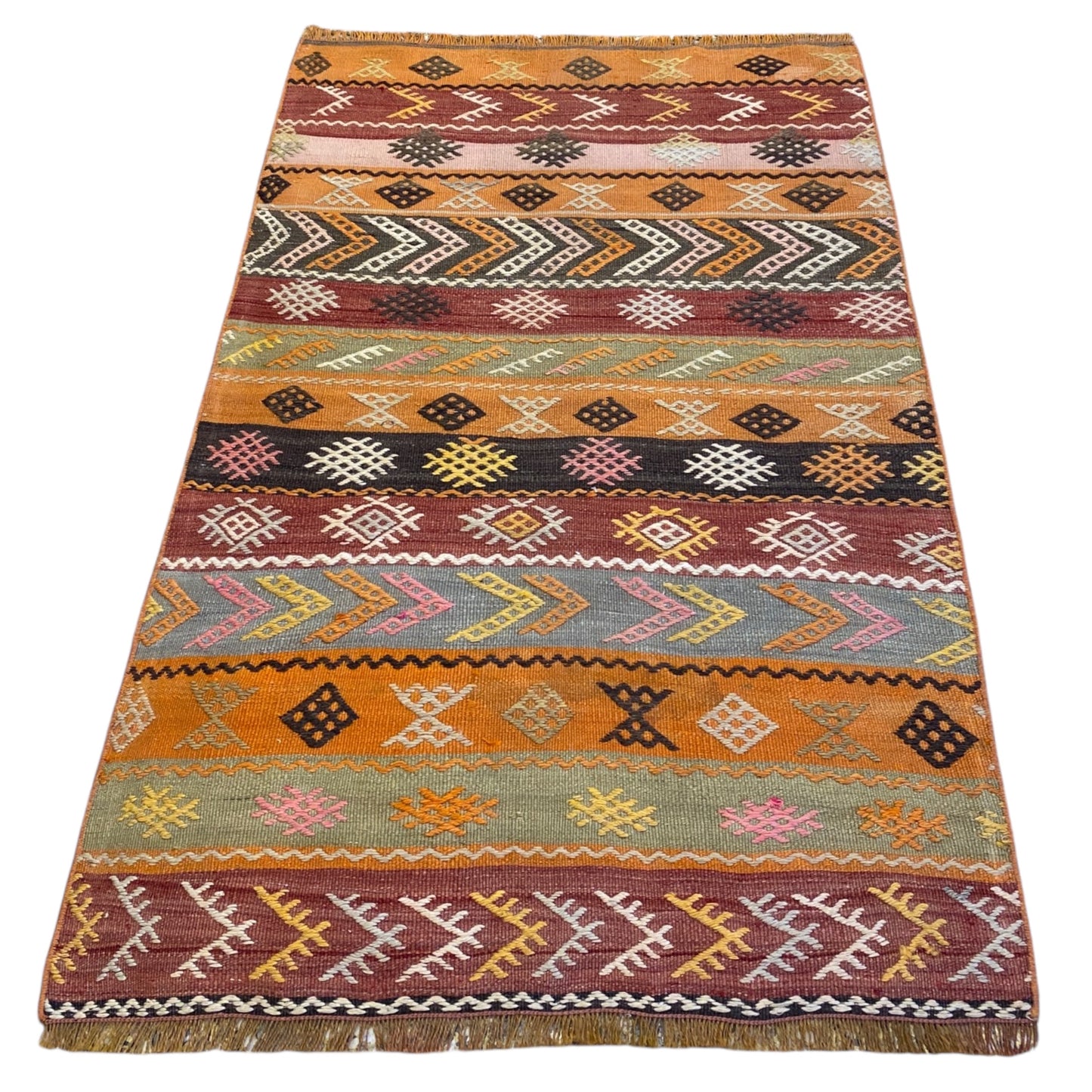 Vintage Sivas Kilim Rug