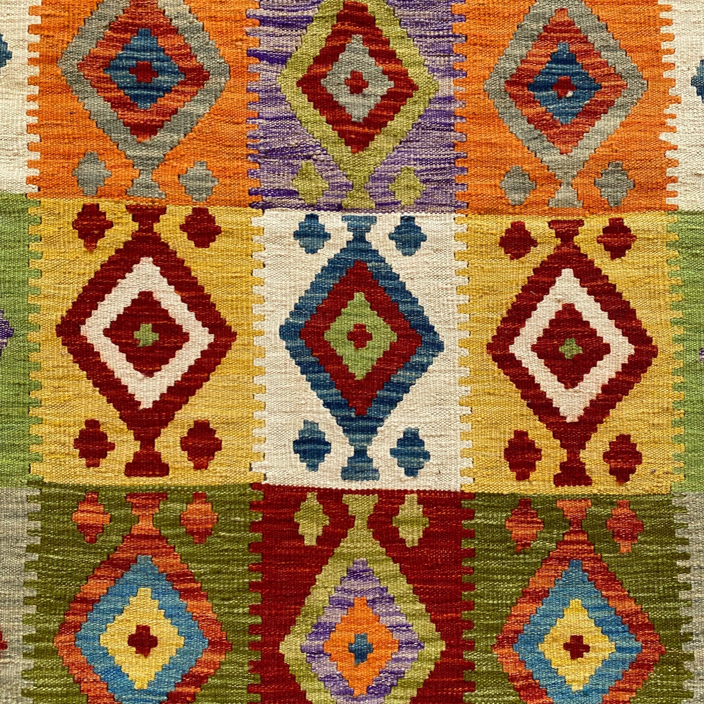 6'x8' Colorful Tribal Kelim Rug