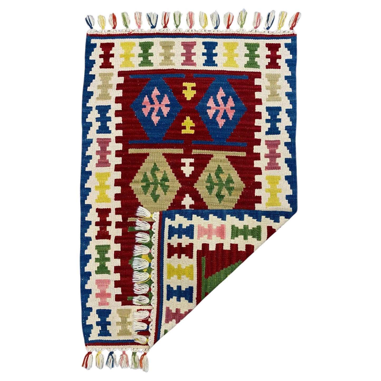 New Wool Handmade Turkish Kilim Rug