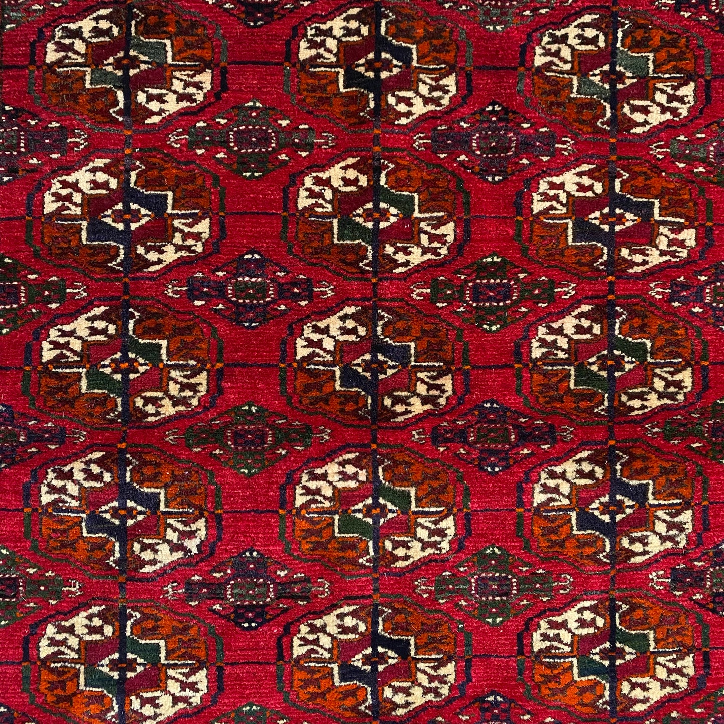 Vintage Turkmen Tekke Buhara Carpet