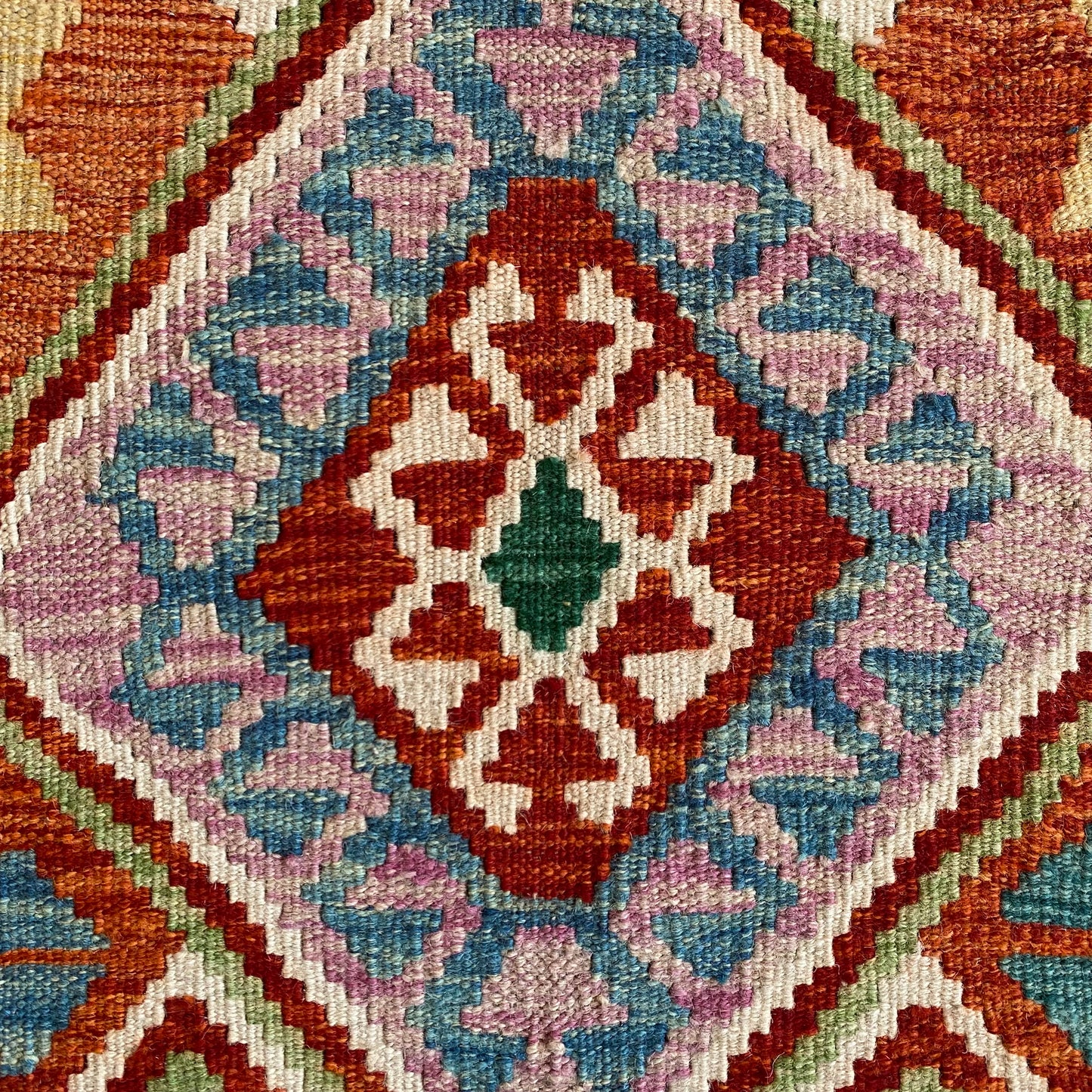 Hands on Hips Design Tribal Kilim Rug