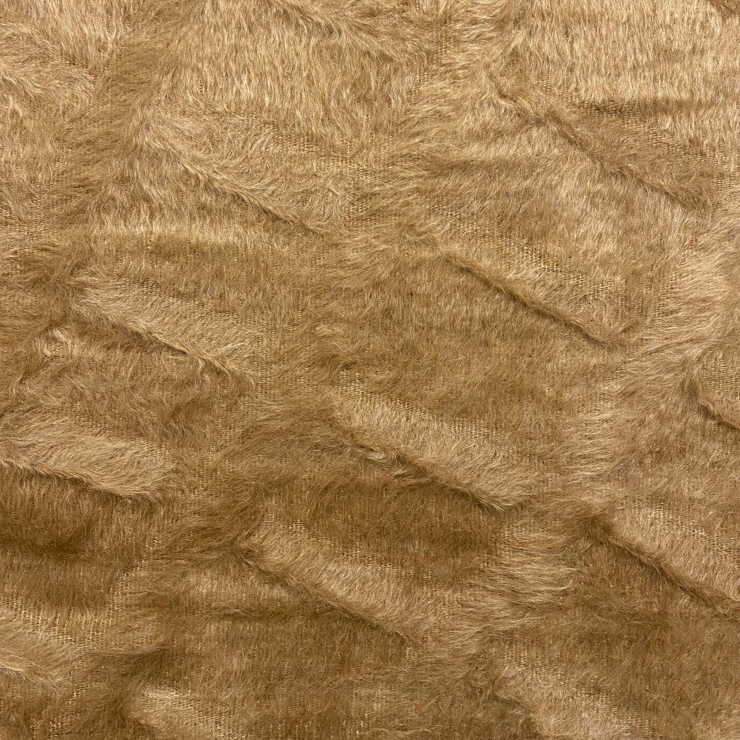 Extra Large Brown Angora Mohair Siirt Blanket Kilim Rug