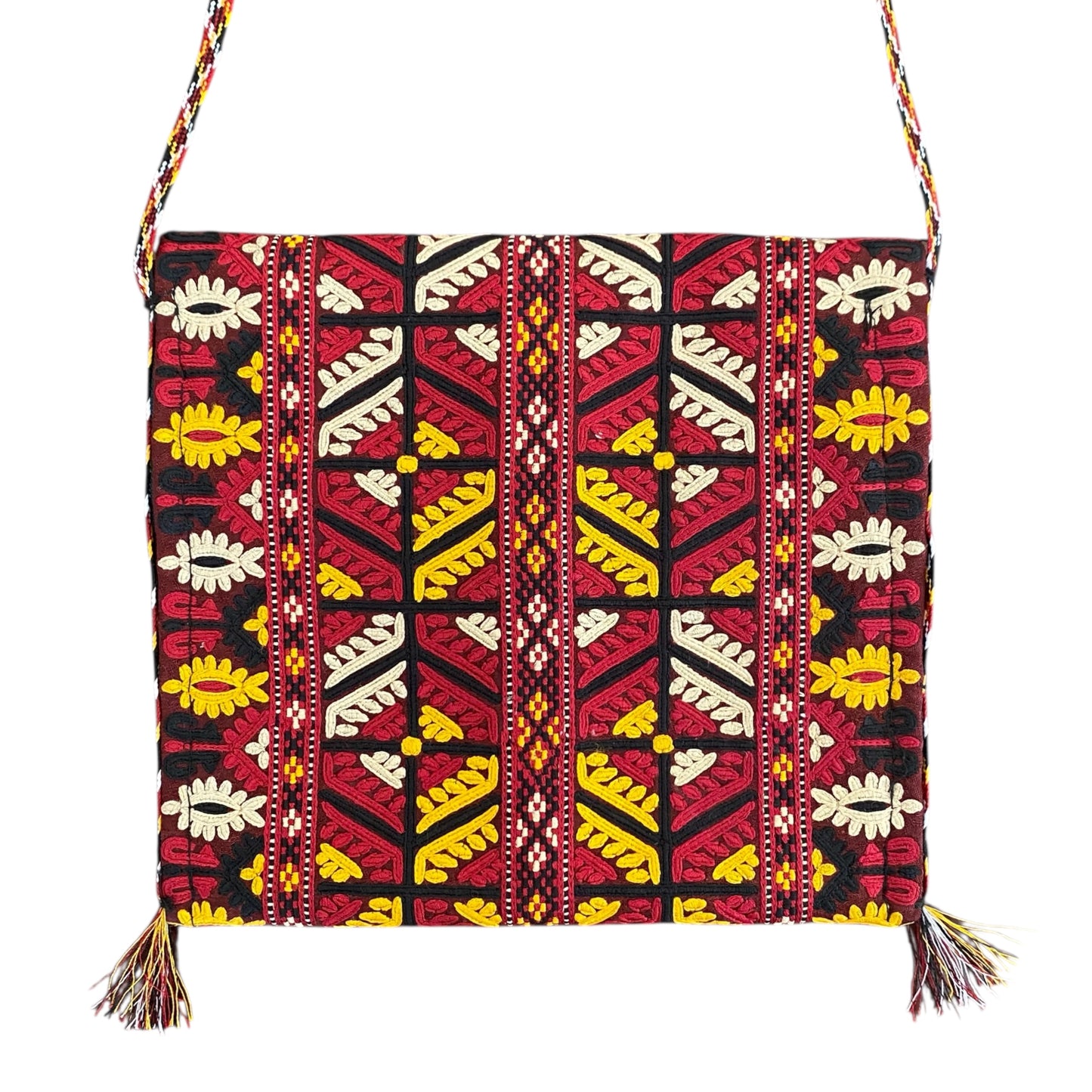 Central Asian Embroidered Colorful Ethnic Sling Bag