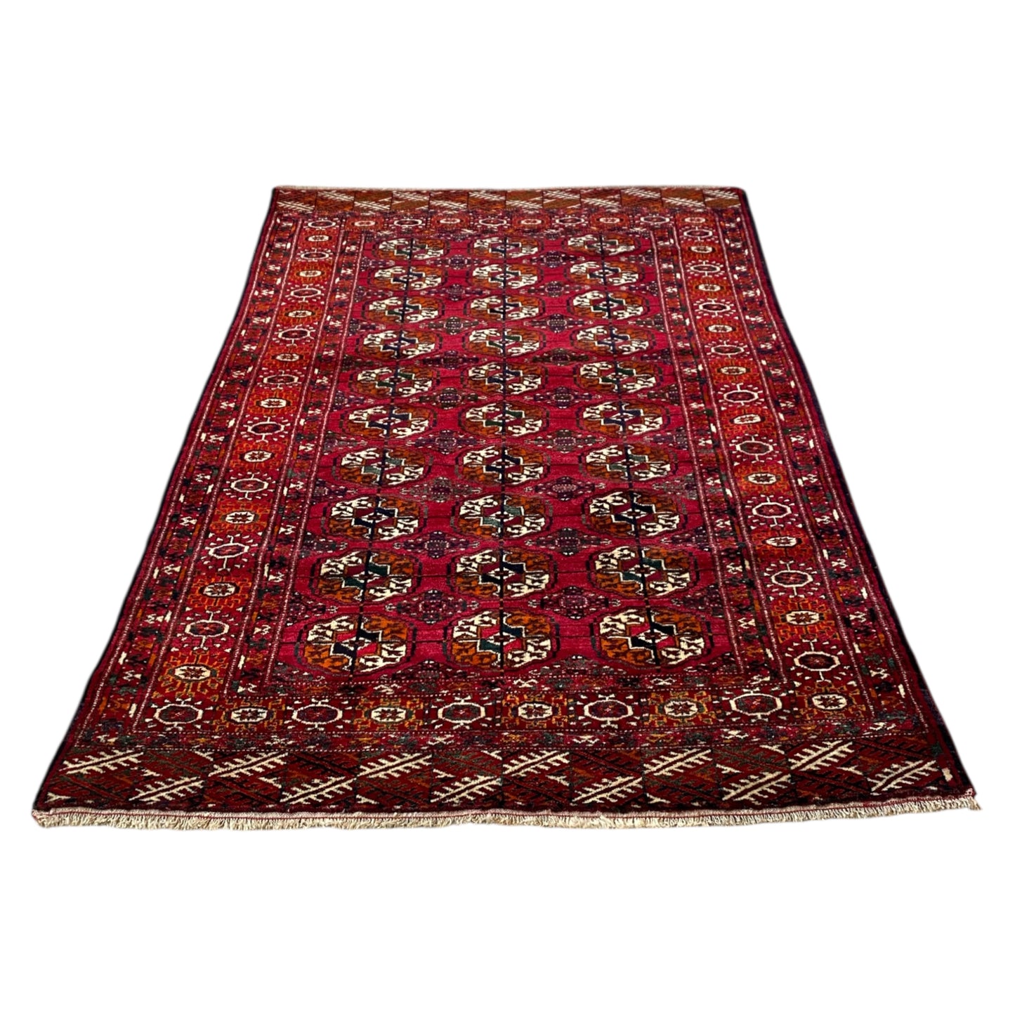 Vintage Turkmen Tekke Buhara Carpet