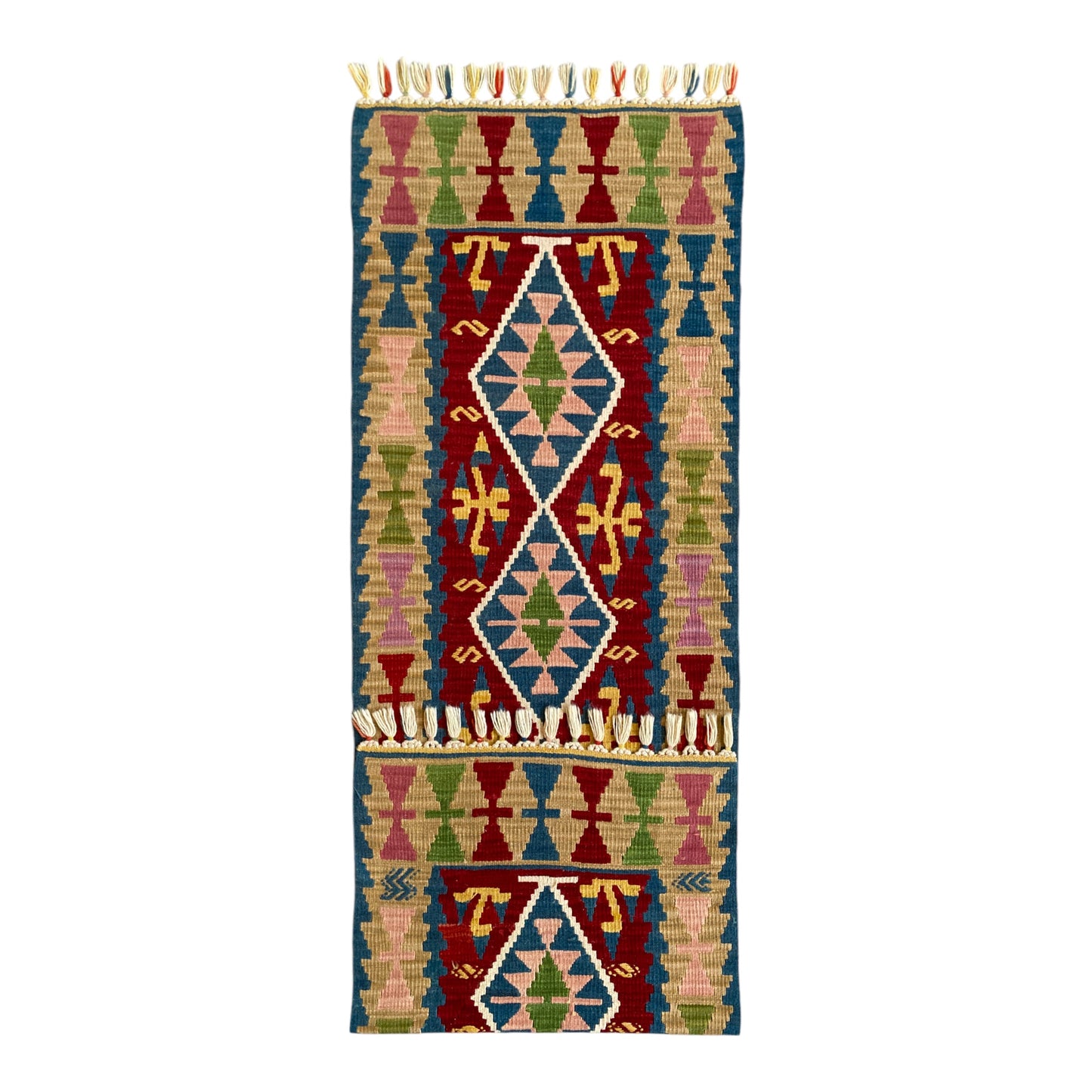 New Turkish Kayseri Kilim Runner Rug