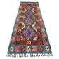 Bohemian Purple Kilim Rug Runner