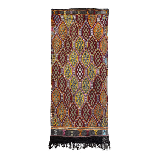 Taurus Mountains Nomadic Cicim Kilim Rug