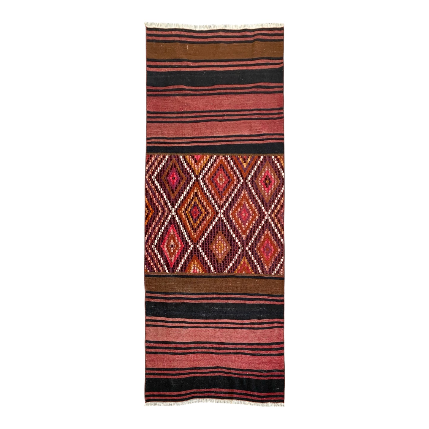 Tribal Anatolian Cicim Kilim Rug
