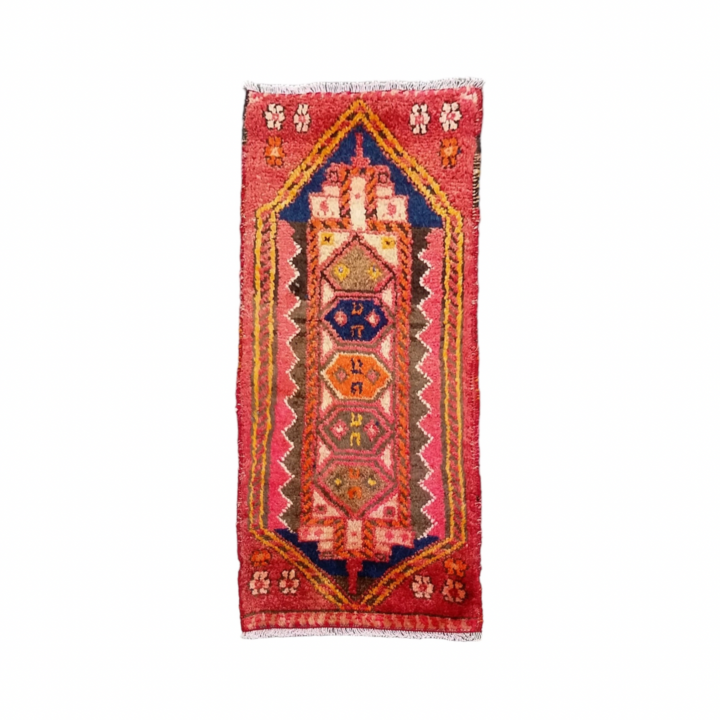 Tribal small runner rug