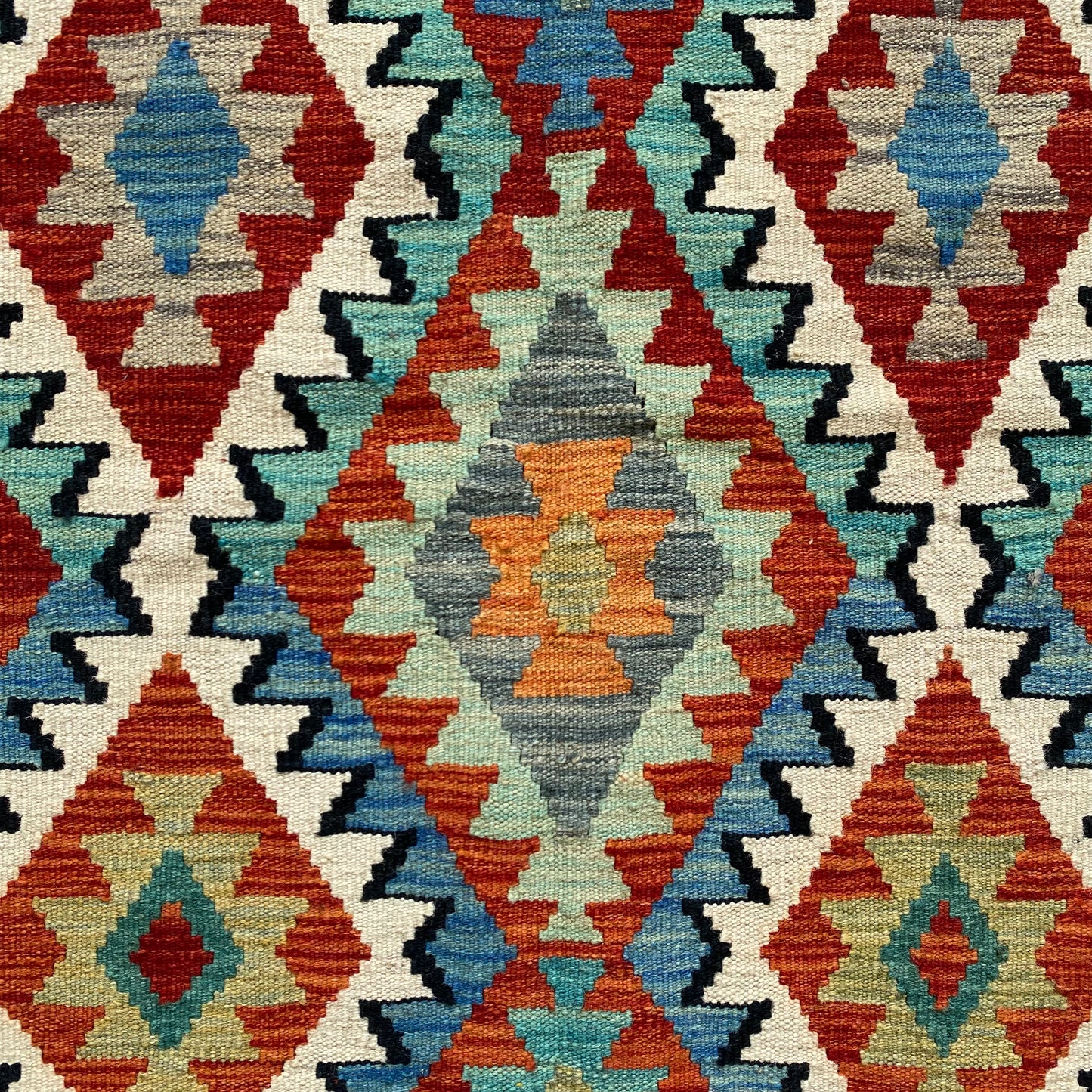Geometric Tribal Kelim Rug