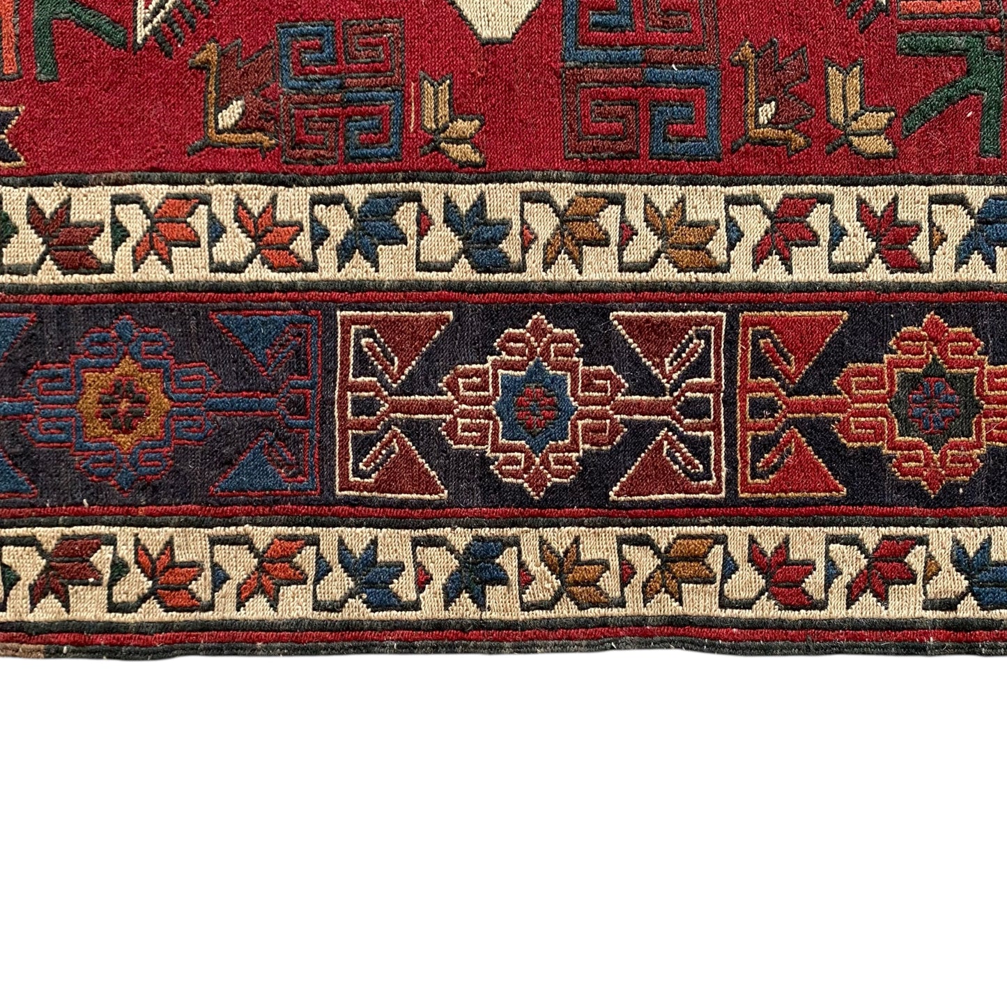 Caucasian Dragon Soumak Rug