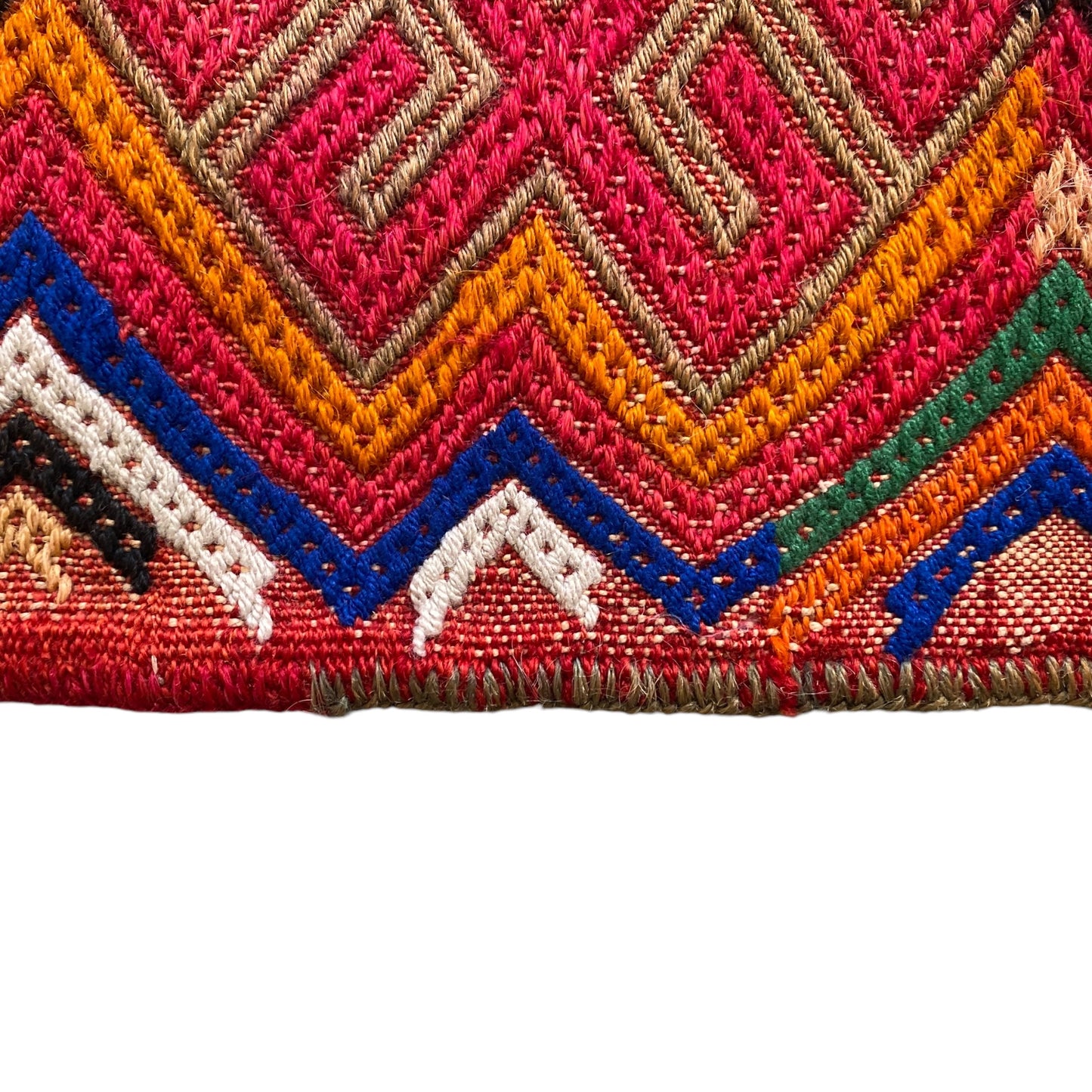 Boho Style Anatolian Nomadic Cicim Kilim Rug