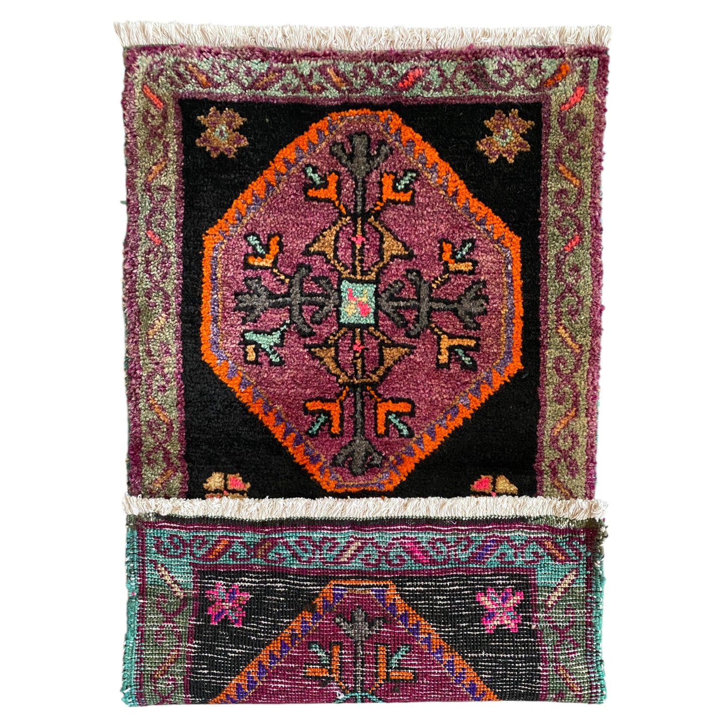 Small East Anatolian Boho Carpet Rug