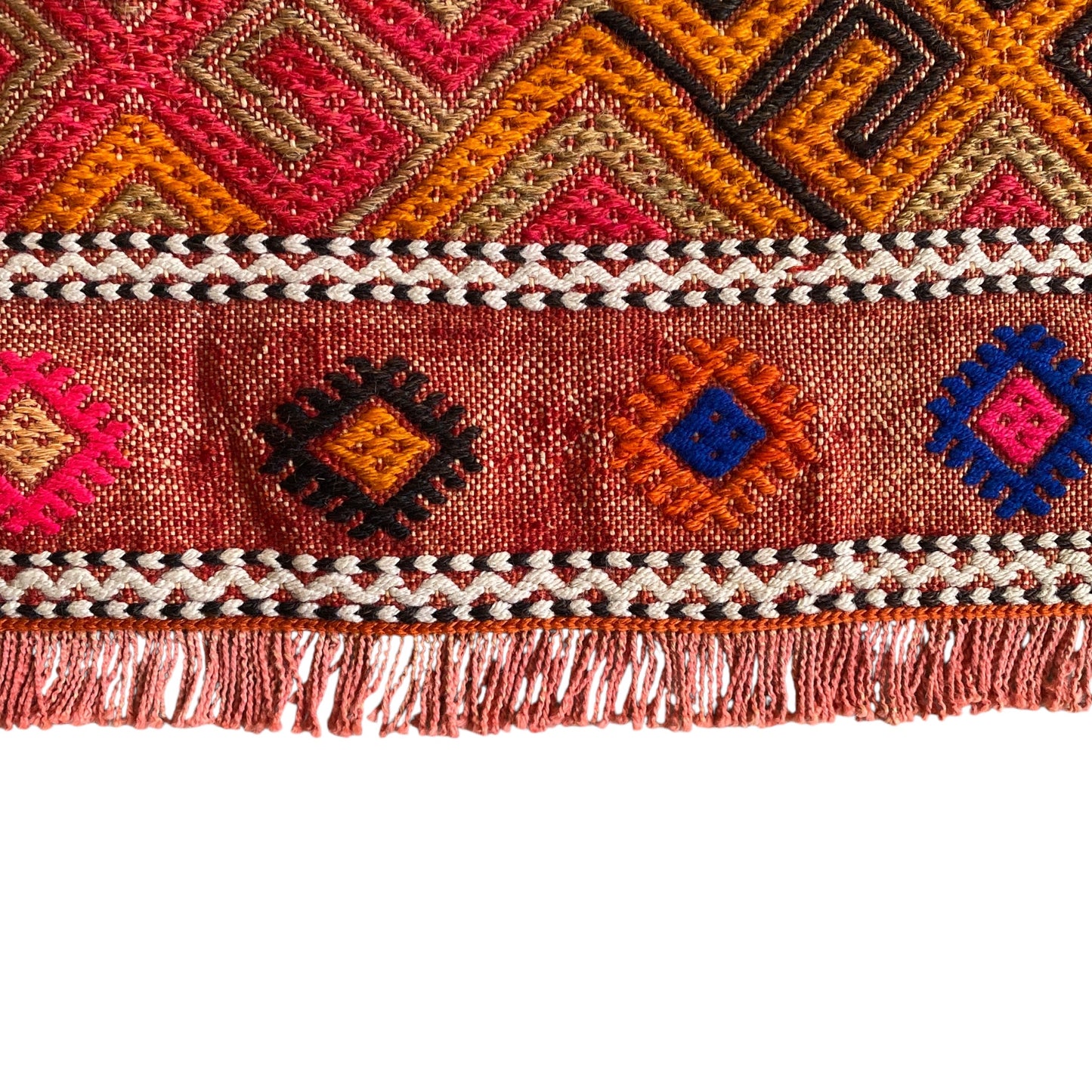 Boho Style Anatolian Nomadic Cicim Kilim Rug