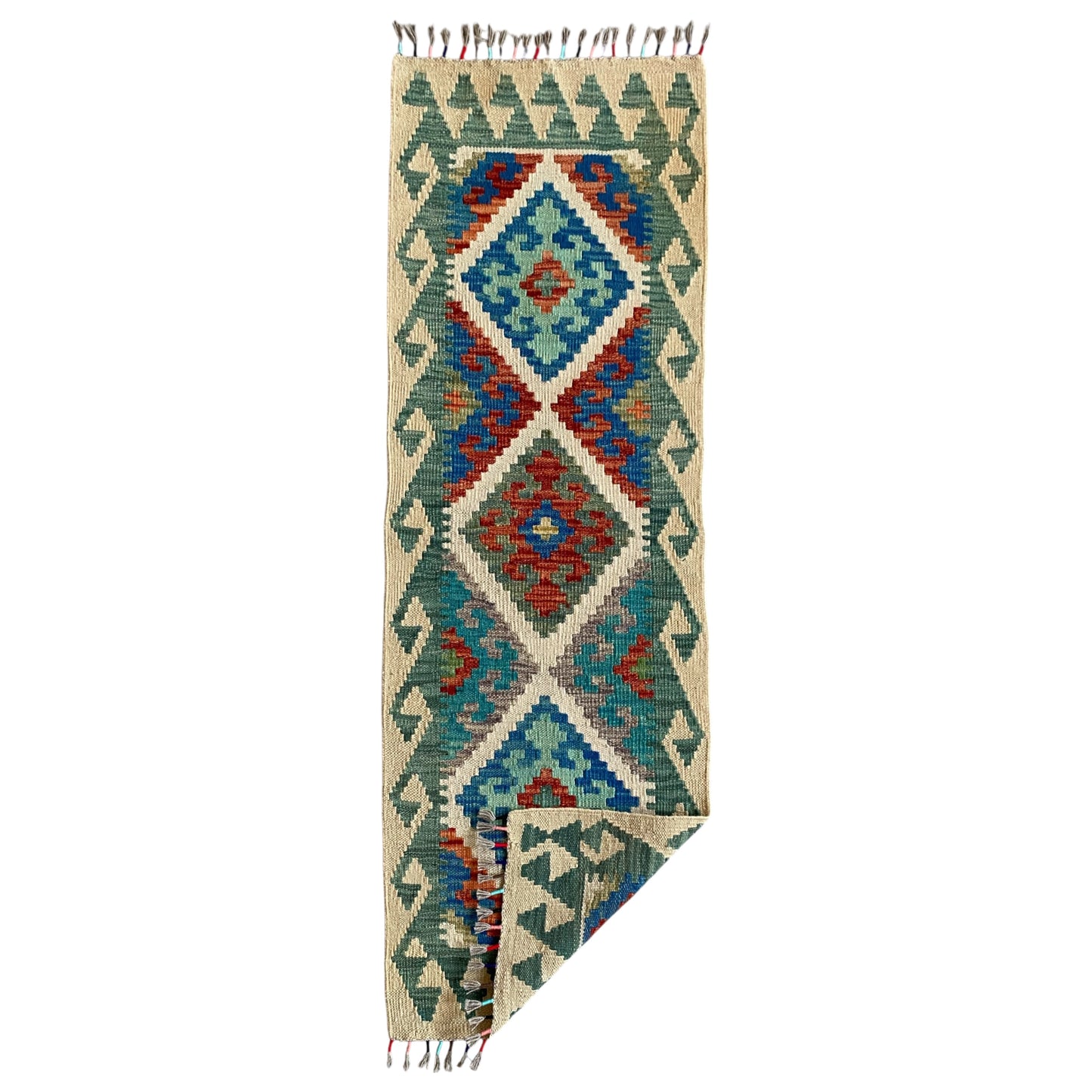 Blue 5 Ft Kilim Runner Rug
