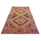 Vintage Fethiye Zili Cicim Kilim Rug