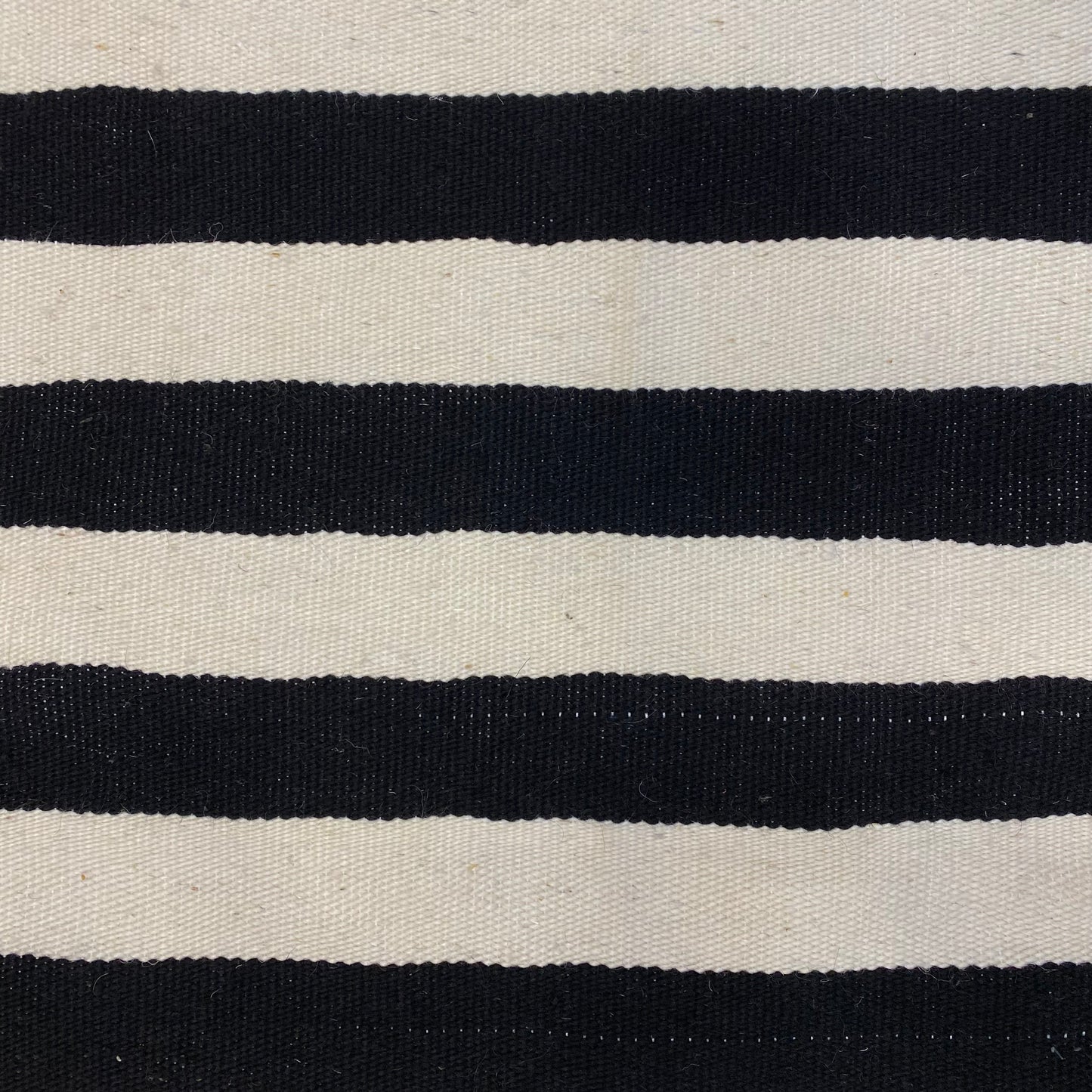 Nordic Scandinavian Style Black and White Striped Turkish Siirt Blanket Kilim Rug