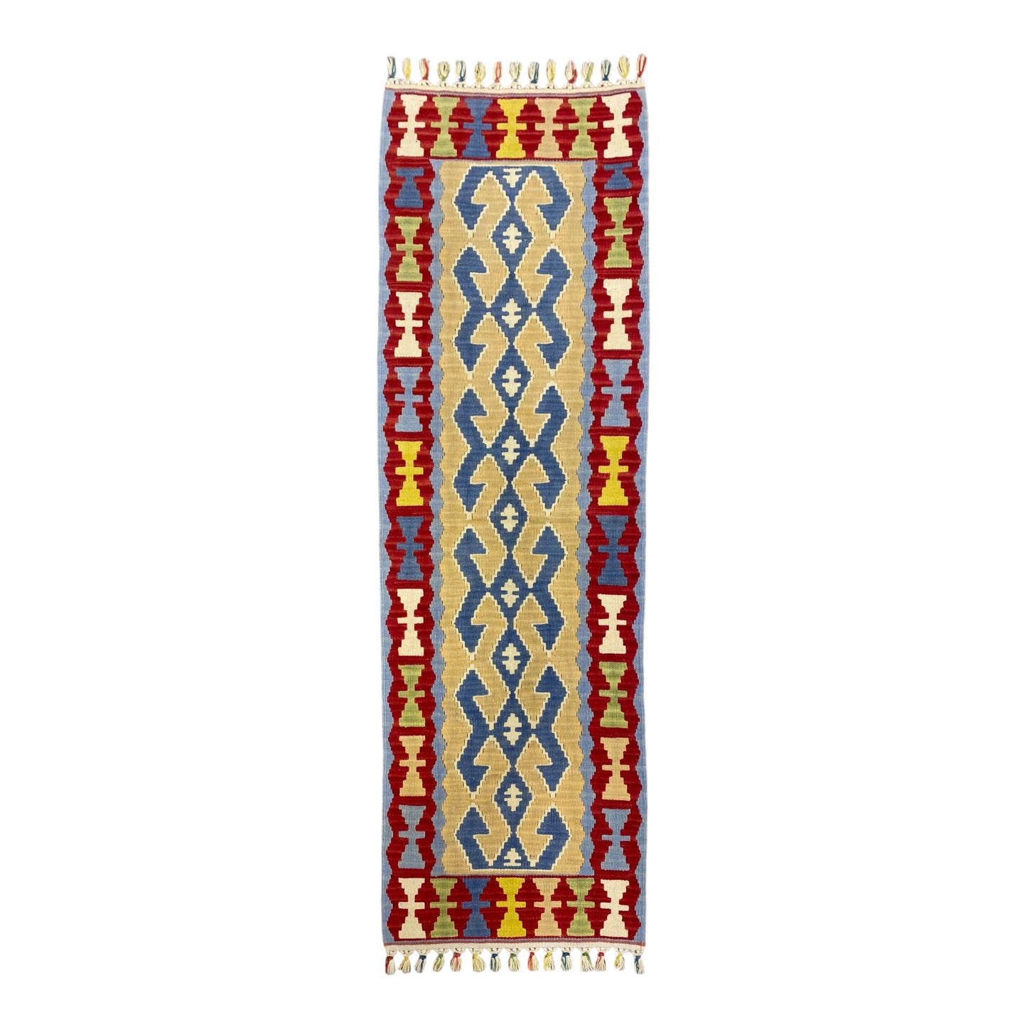 Narrow Turkish Kilim Runner Rug