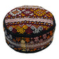 Red Yellow White Turkmen Kilim Hat