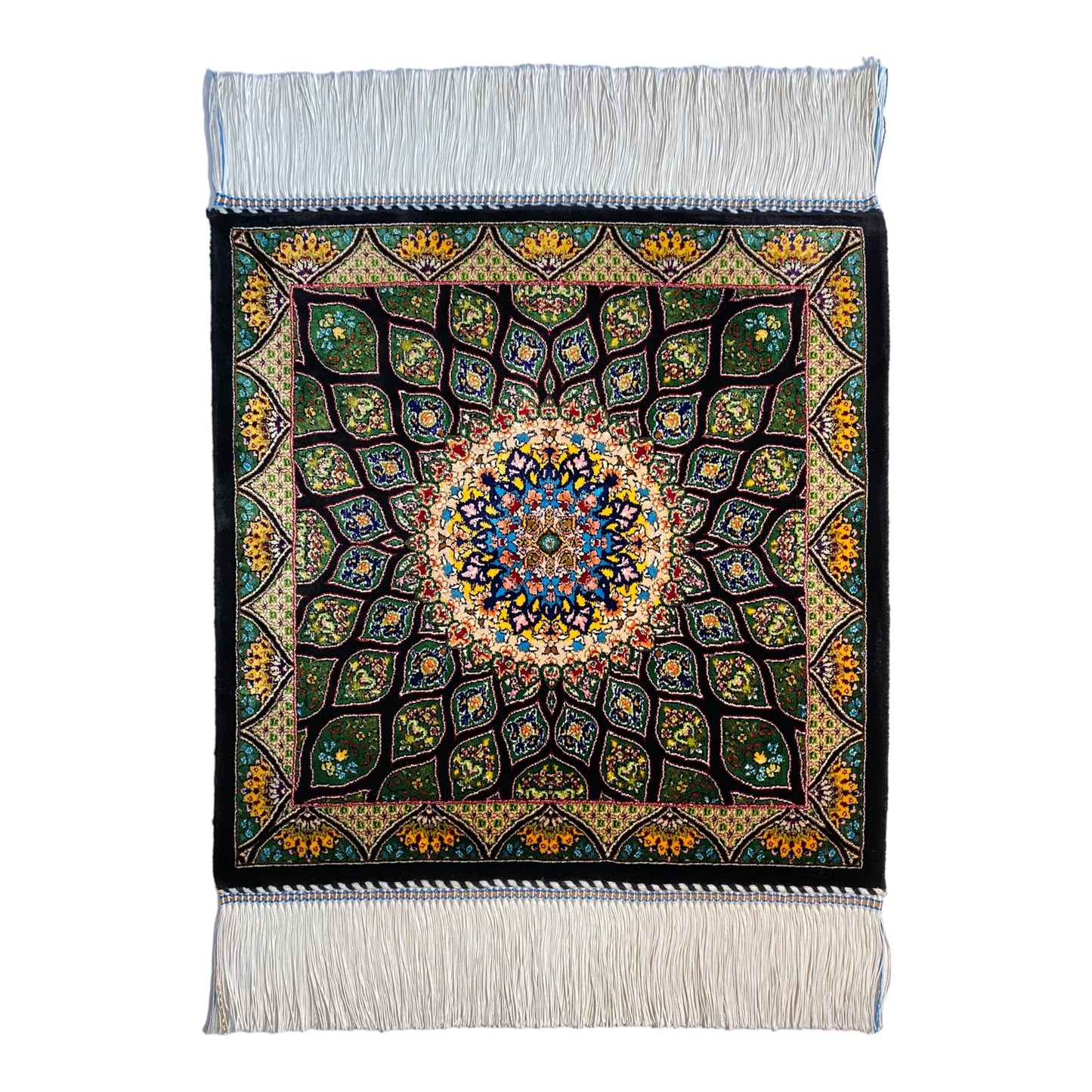 Small Dome Design Modal Silk Rug