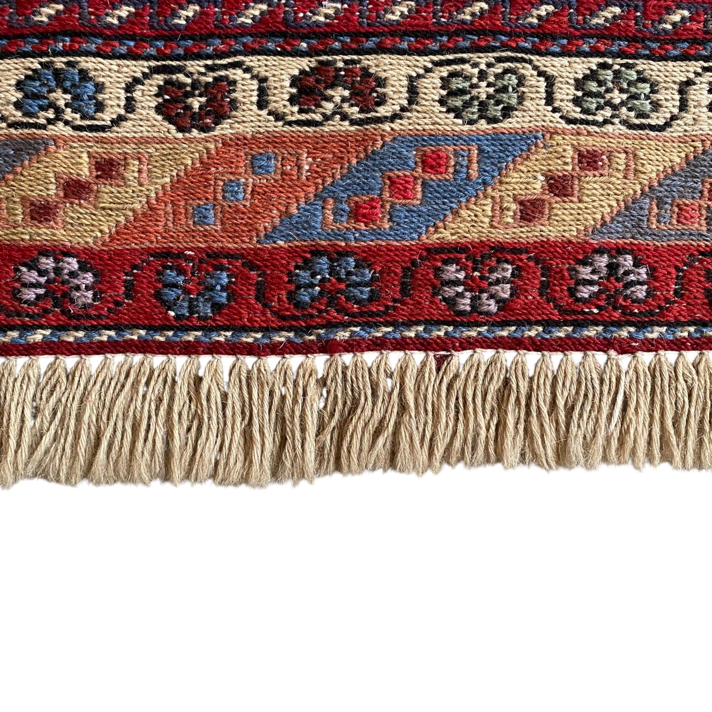 Tribal Rah Rah Soumak Rug