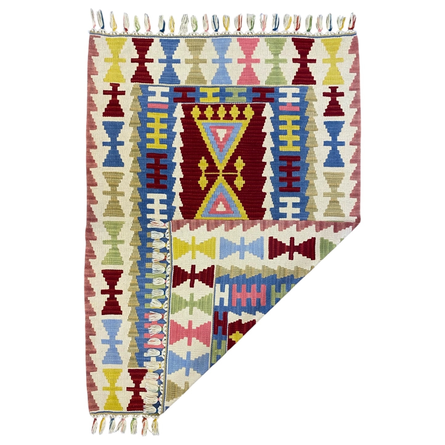 Wool Turkish Kayseri Kilim Rug