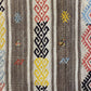 Alfombra Kilim Cicim nómada tribal a rayas