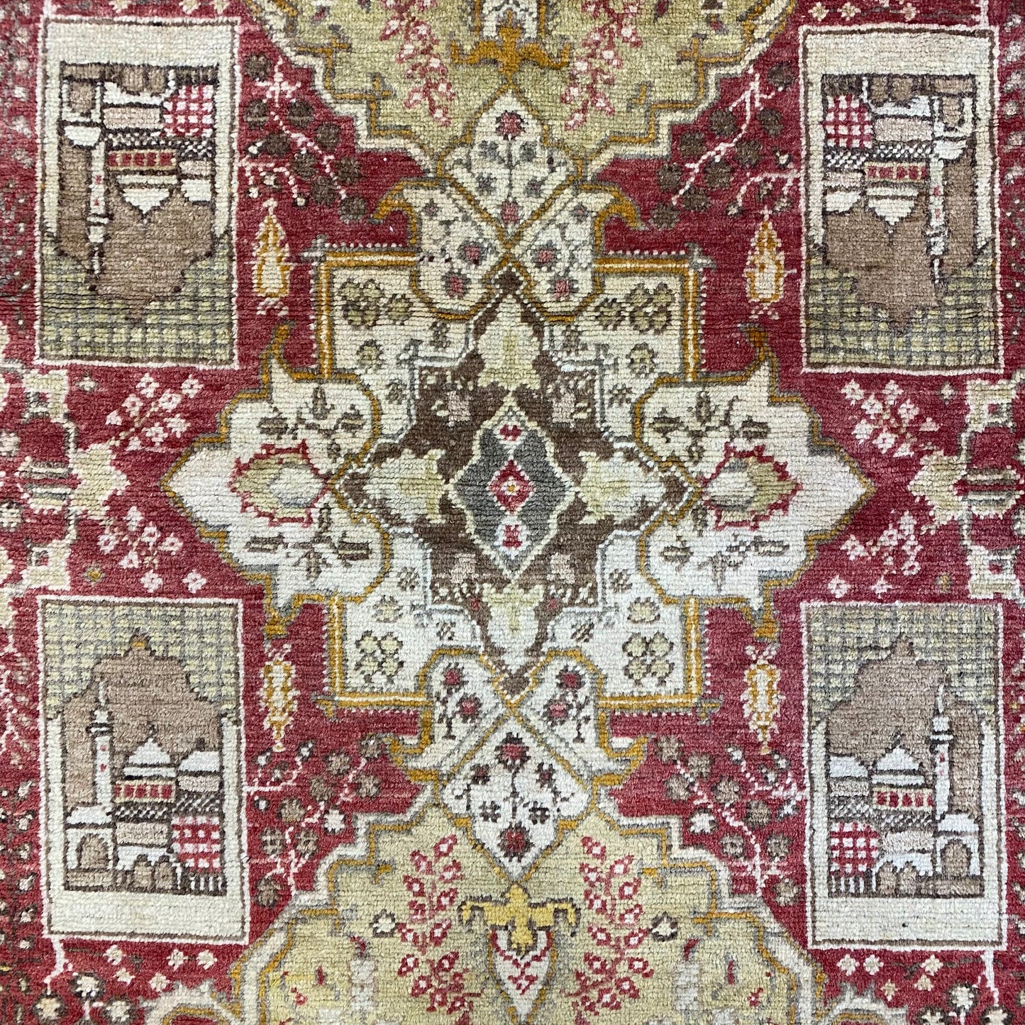 Collectable Turkish Kayseri Bürüngüz Carpet Rug