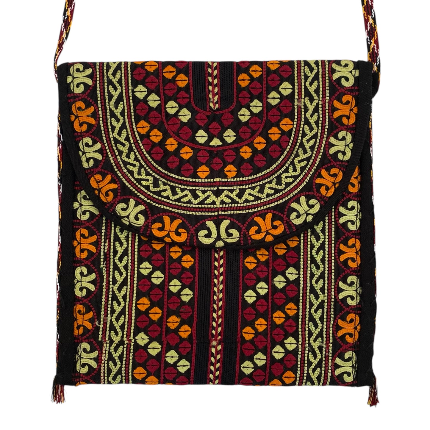 Ethnic Embroidered Textile Bag Pouch Purse