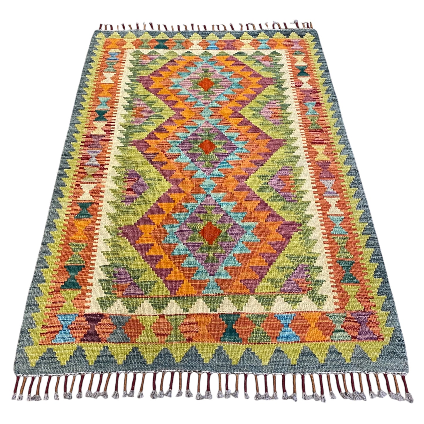 3'x4' Best Quality New Tribal Kilim Rug