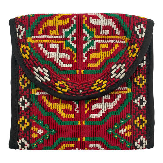 Tekke Buhara Embroidered Small Boho Pouch Purse Case