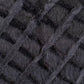 Alfombra Kilim turca de mohair y angora negra