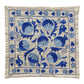 Shades of Blue Suzani Pillow Cover