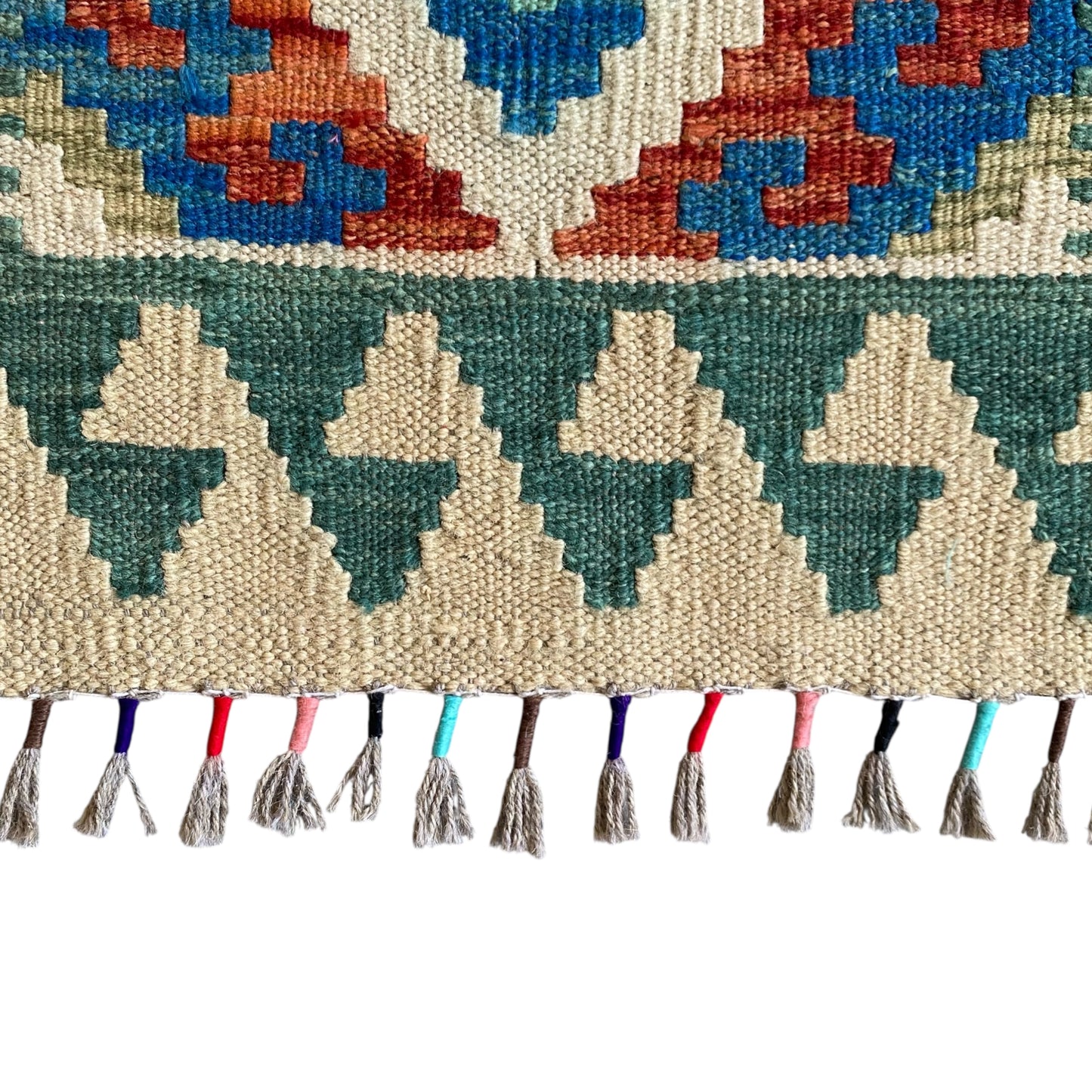 Blue 5 Ft Kilim Runner Rug