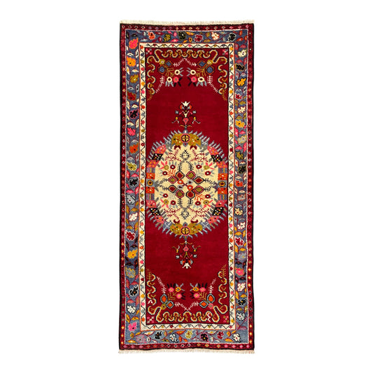 Vintage Bohemian Turkish Güney Rug Carpet