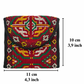 Tekke Buhara Embroidered Small Boho Pouch Purse Case